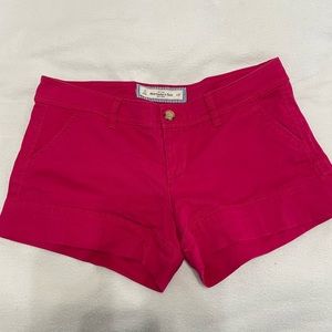 Pink Magenta Shorts Abercrombie & Fitch